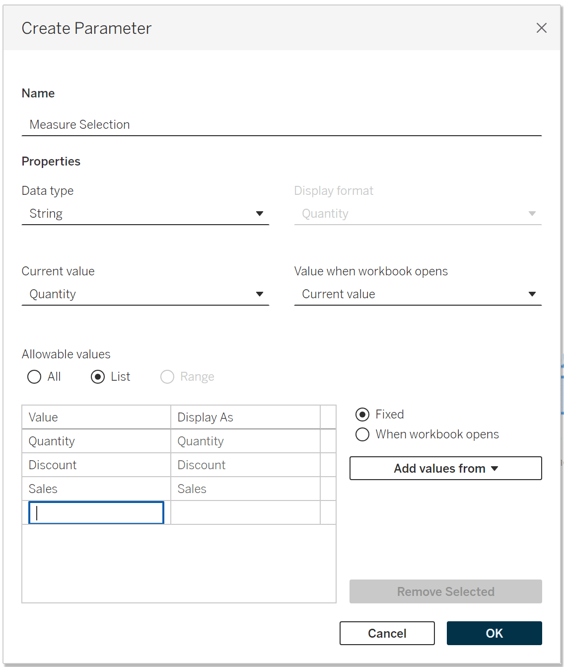 Tableau Measure Selection Parameter_newUI