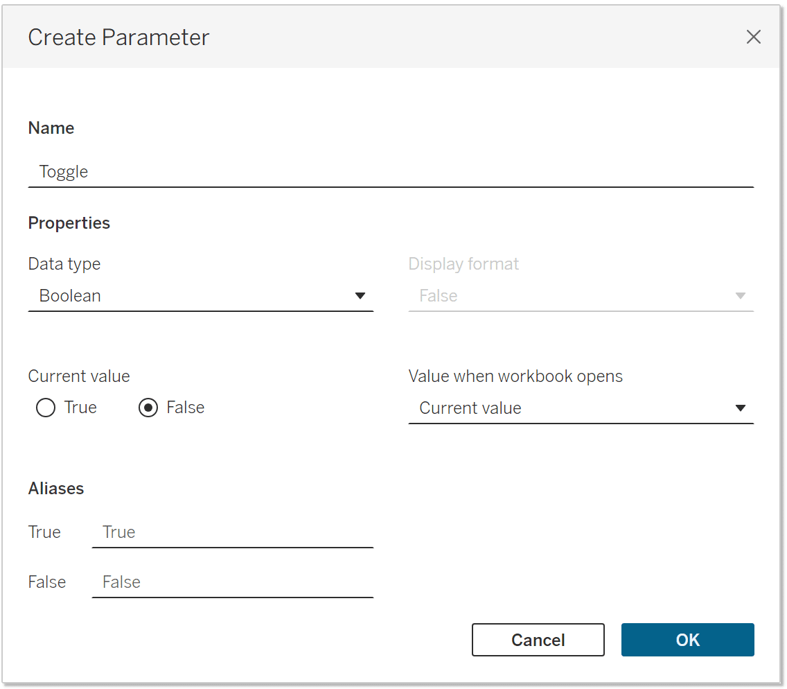 Editing Boolean Toggle Values
