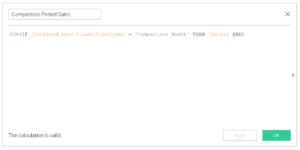 How to Automatically Compare Date Periods in Tableau