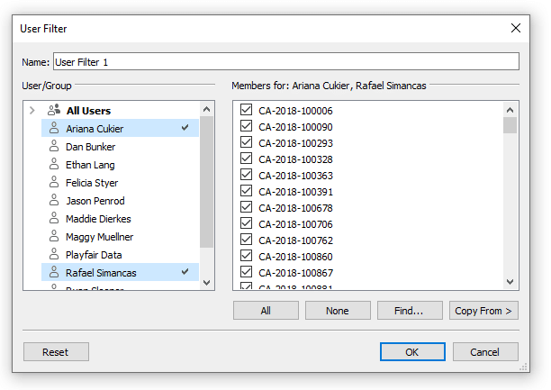 Select all values containing "CA"