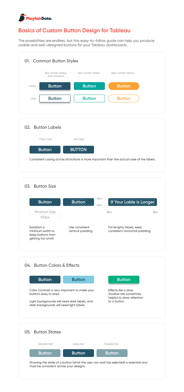 Basics of custom button design for Tableau