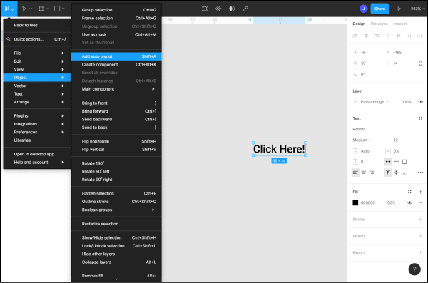 Using Auto Layout in Figma