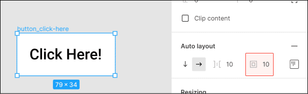 Using auto layout in Figma