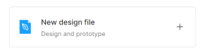 New design file button