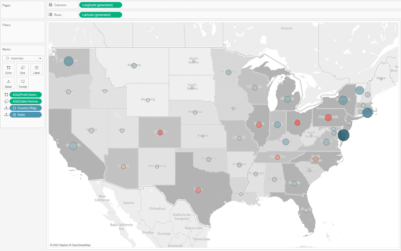 Normalized map in Tableau