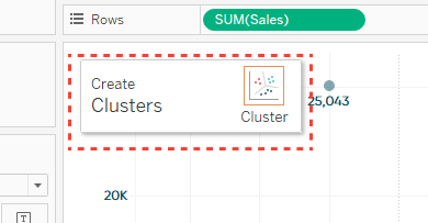 Create Clusters from Tableau's Analytics pane