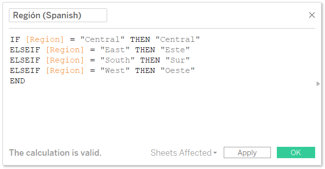 Changing the Aliases of a Dimension in Tableau