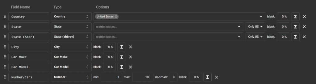 The different datasets needed to follow this tutorial