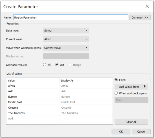 How to Do Button Swapping with Parameters in Tableau