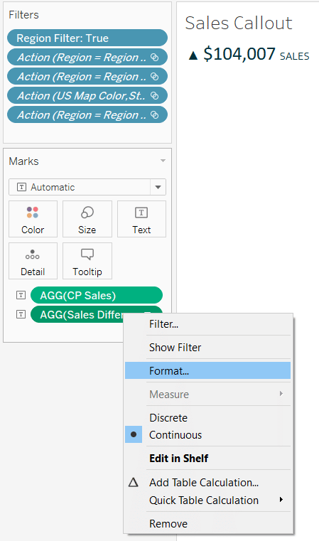 Custom Formatting a Measure in Tableau