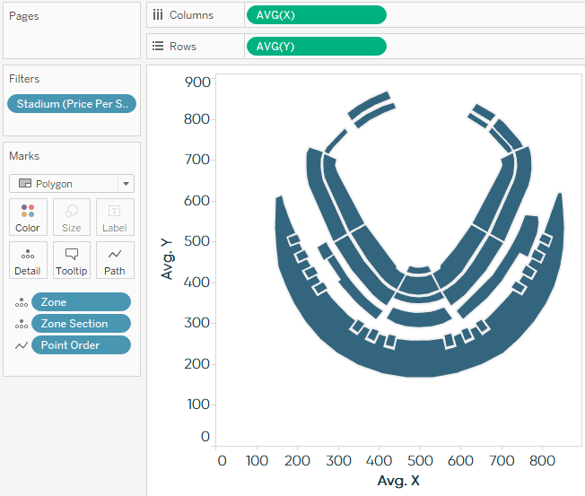 Custom Polygon Stadium Map in Tableau