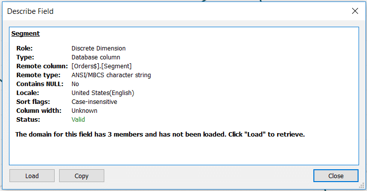 Describe Segment Field in Tableau