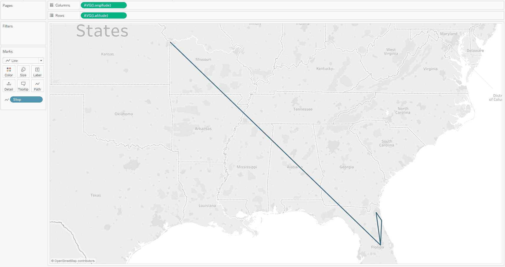Final Sequential Path Map in Tableau