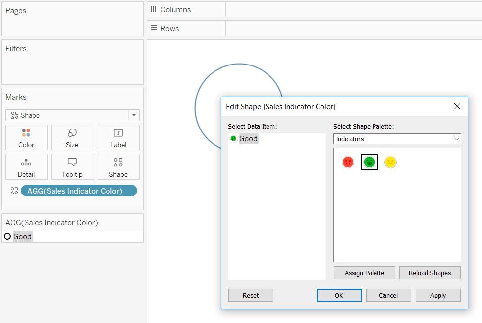 Mapping Custom Shapes to Dimension Members in Tableau