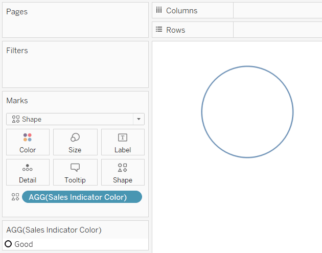 Starting a Custom Shape Indicator Gauge in Tableau