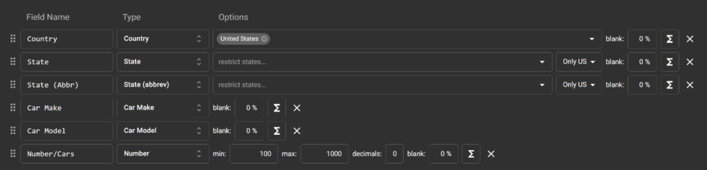 The different datasets needed to follow this tutorial