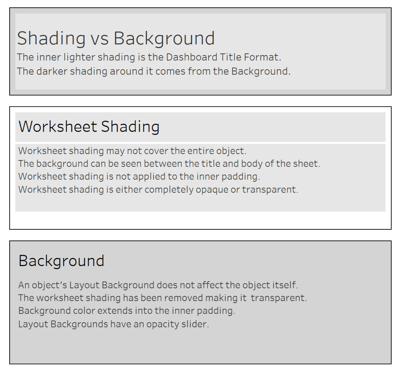 Tableau Formatting Series: How to Use Shading & Backgrounds | Playfair Data