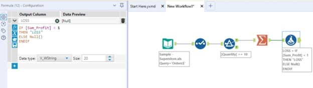 Alteryx tip: Use the Formula tool for a menu of built-in formulas