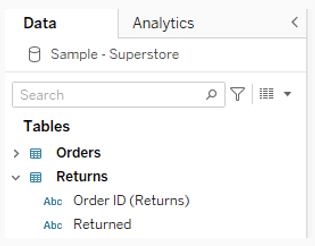 Using joined or unioned data