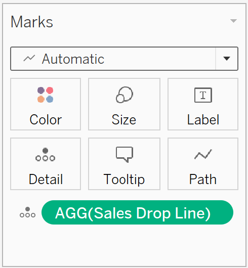 Add Sales Drop Line to the Detail property