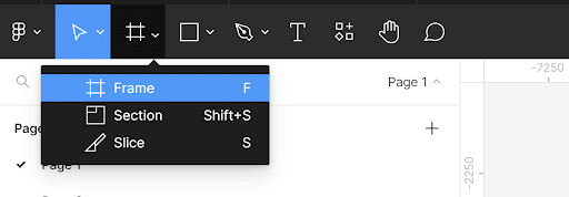 Quick sketches using Figma for data