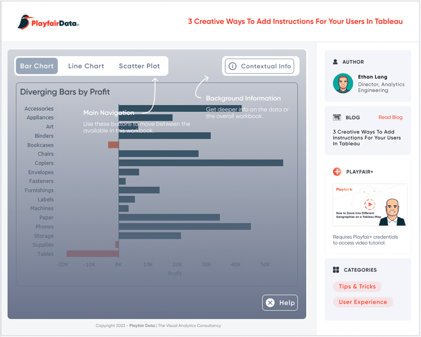 3 Creative Ways to Turn Instructions On and Off in Tableau