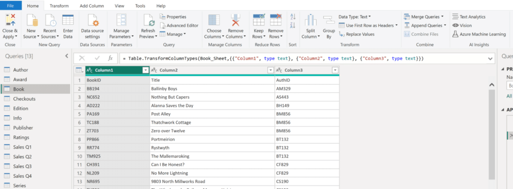 How to use Power Query in Power BI