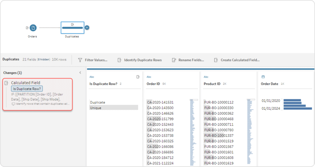 Is Duplicate Row Calculation