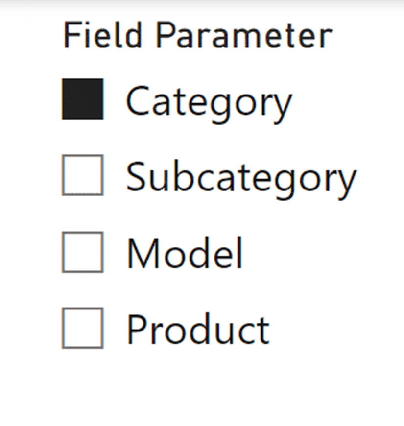 Field parameter slicer