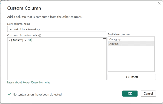 Create Custom Column