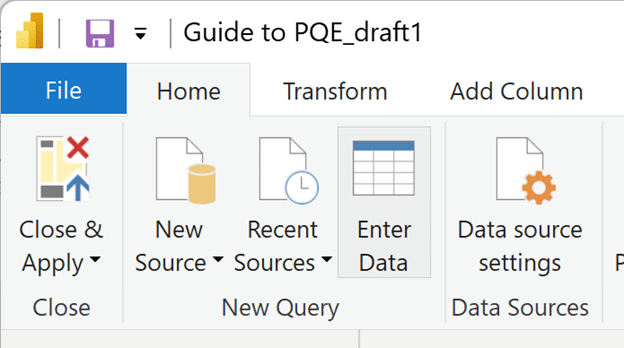 PQE Enter Data