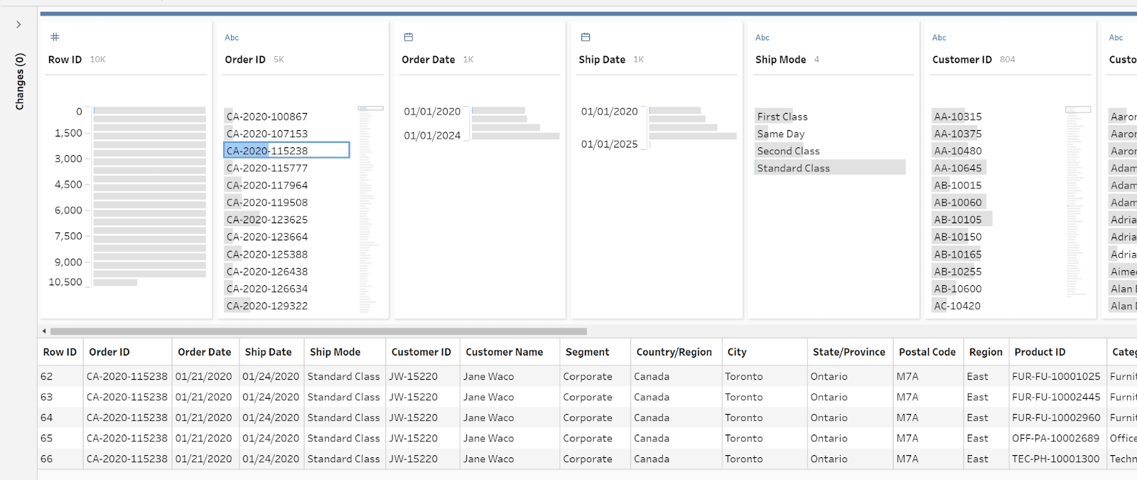 Describing Your Data with Tableau Prep