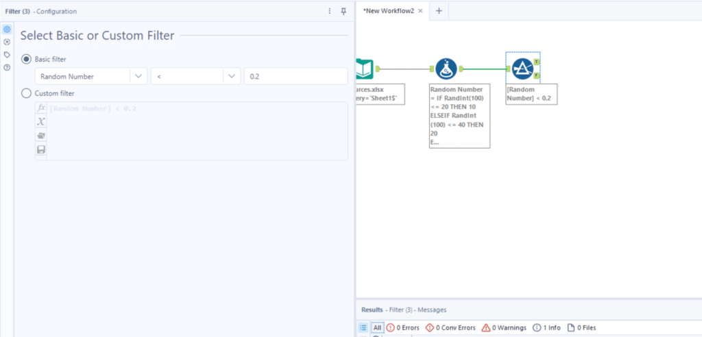 Filter in Alteryx