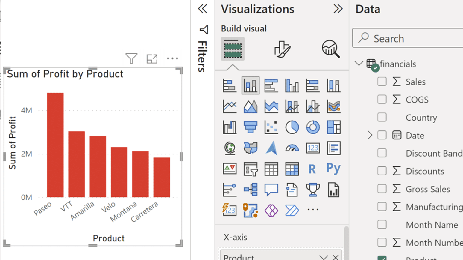 Bar Chart Visualizations and Data in Power BI Hero