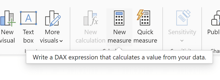 create a measure