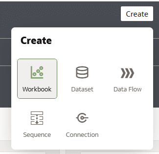 Create a Workbook in Oracle Analytics