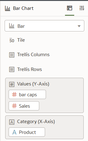 Add bar caps calculation to the view