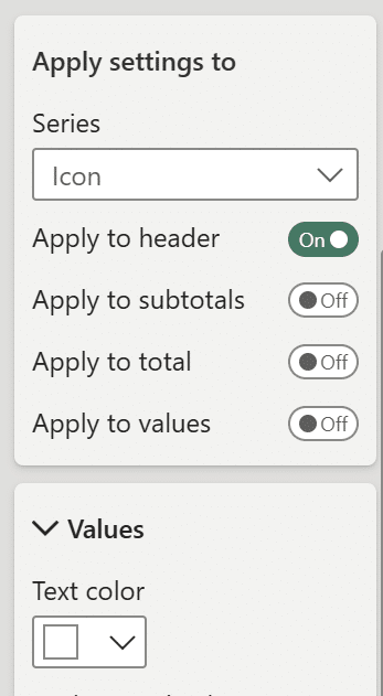 changing header settings