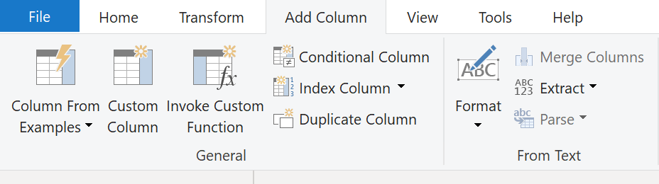 Add column in PQE