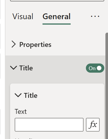 formatting table title