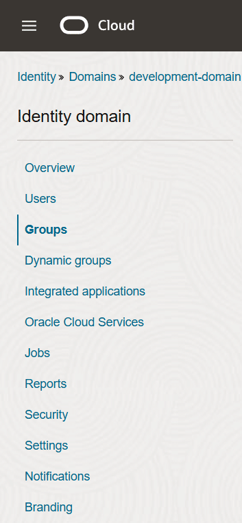 Creating Groups in Oracle Cloud Infrastructure