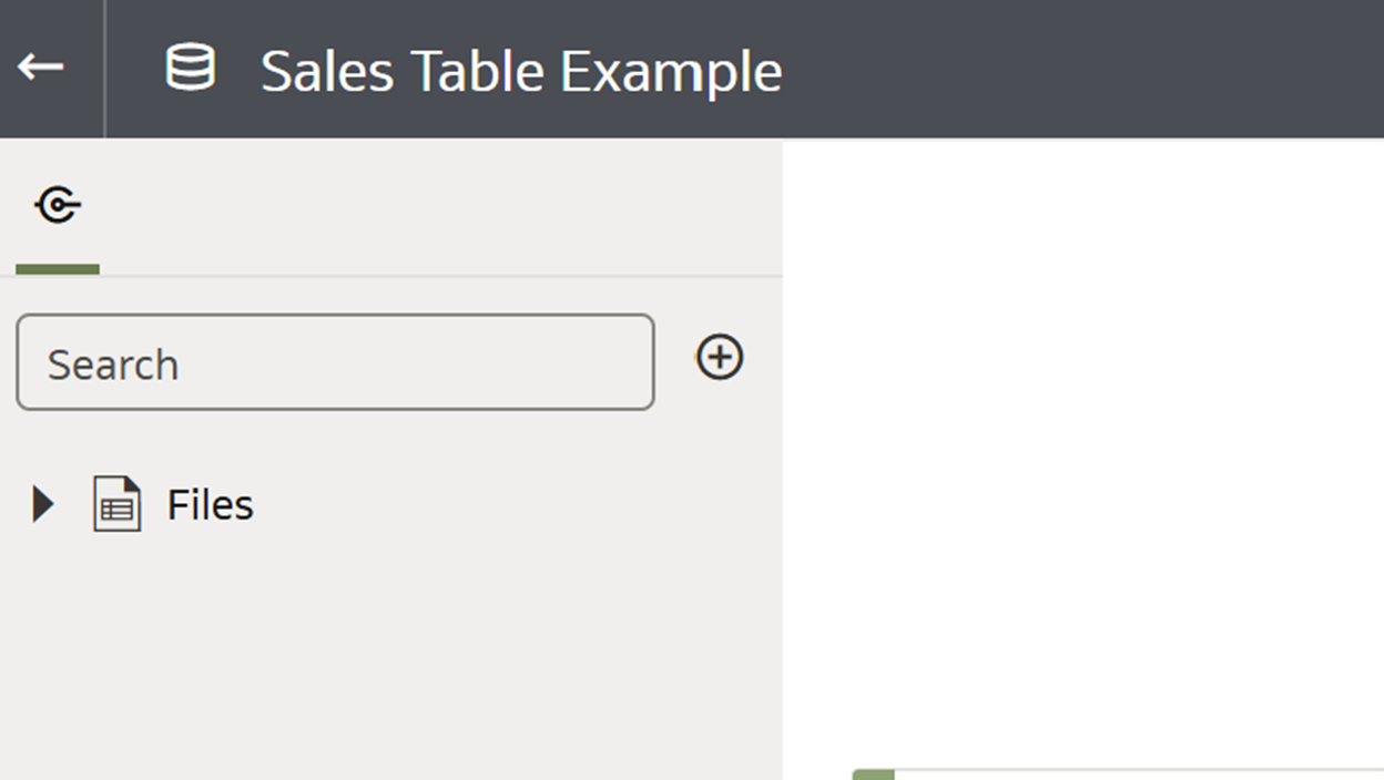 Sales table example