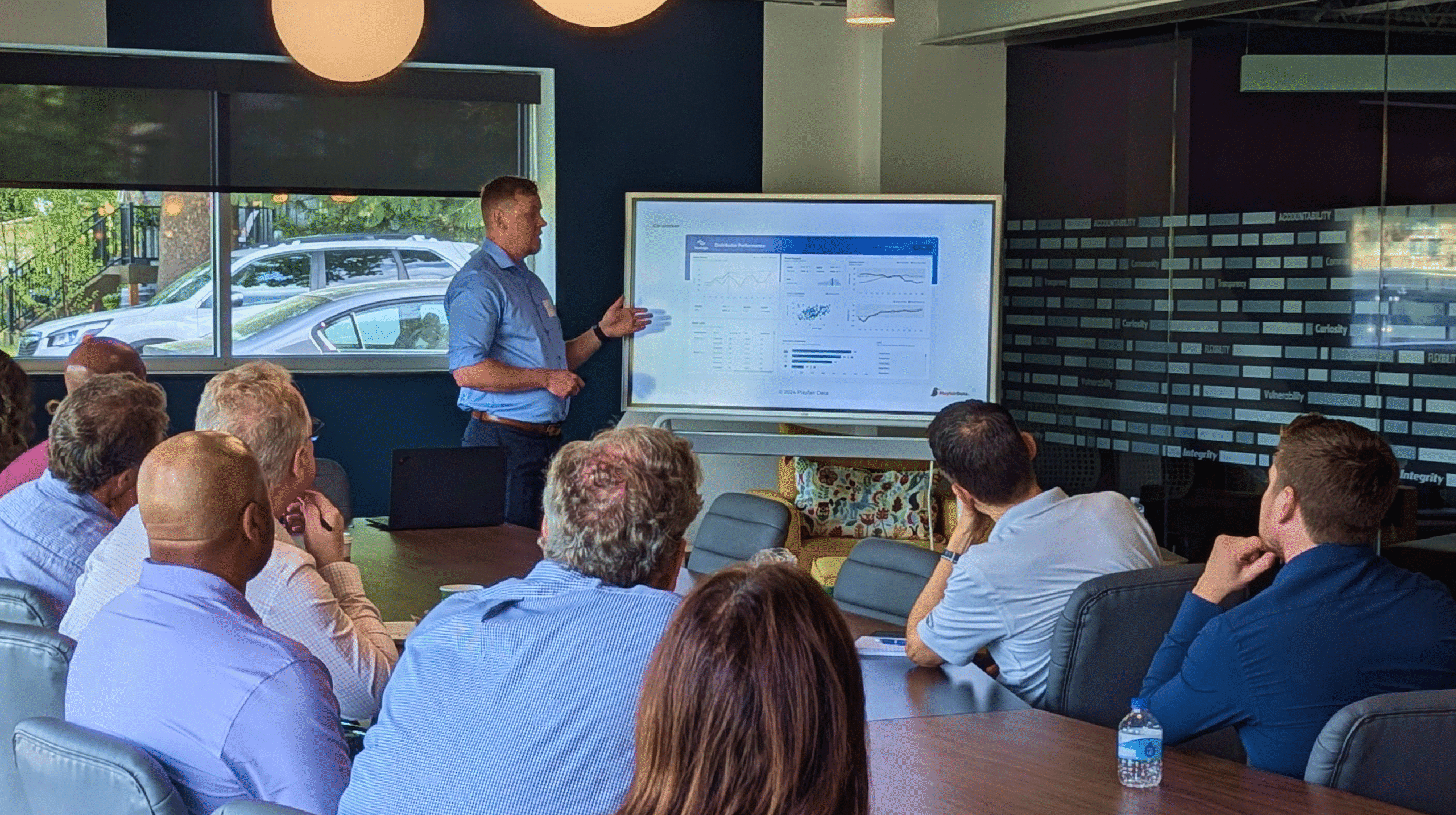 Instructor Ethan Lang delivering live workshop